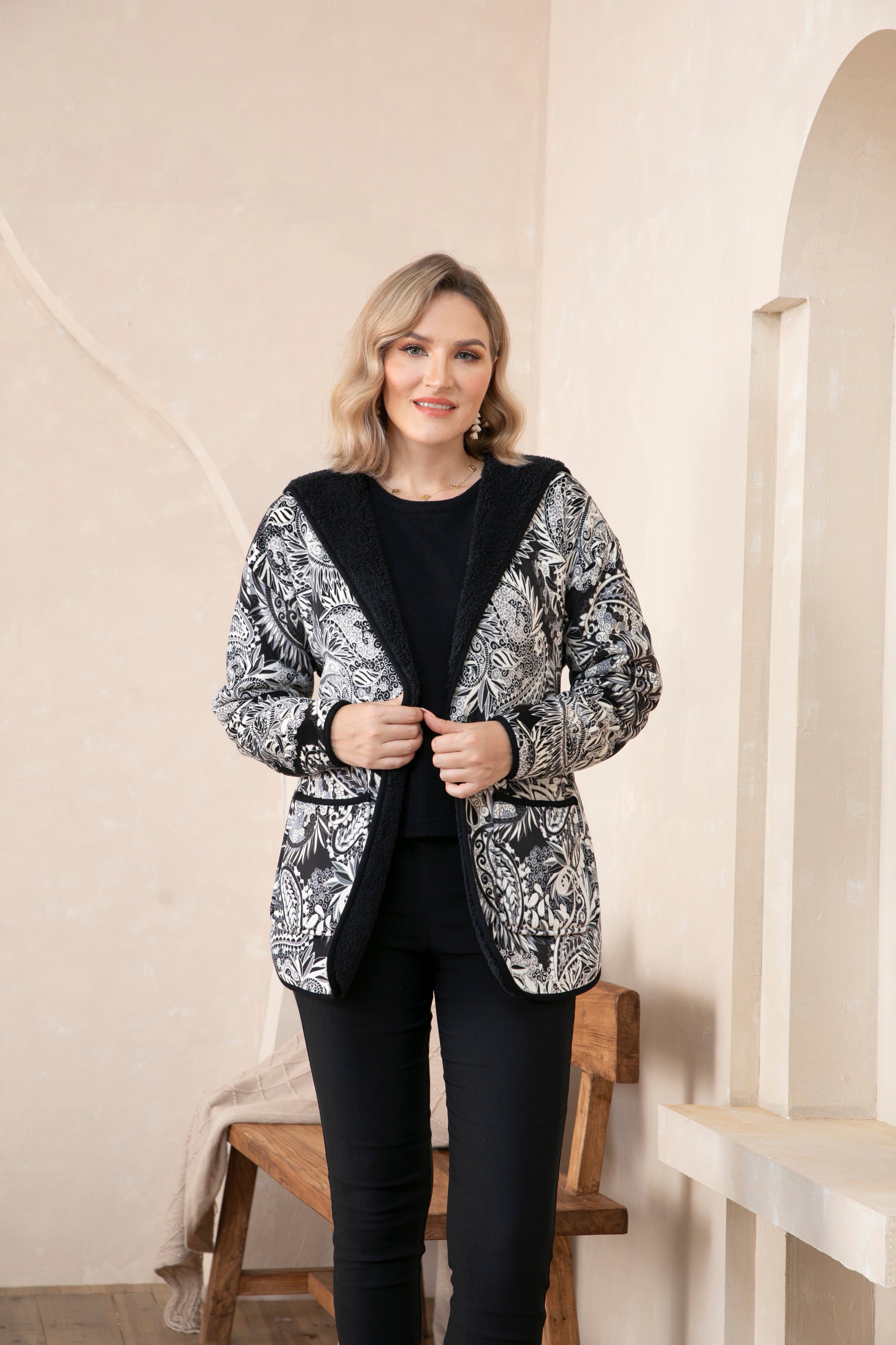 Orange Fashion Village Wrap Front Cardigan - TSC.ca