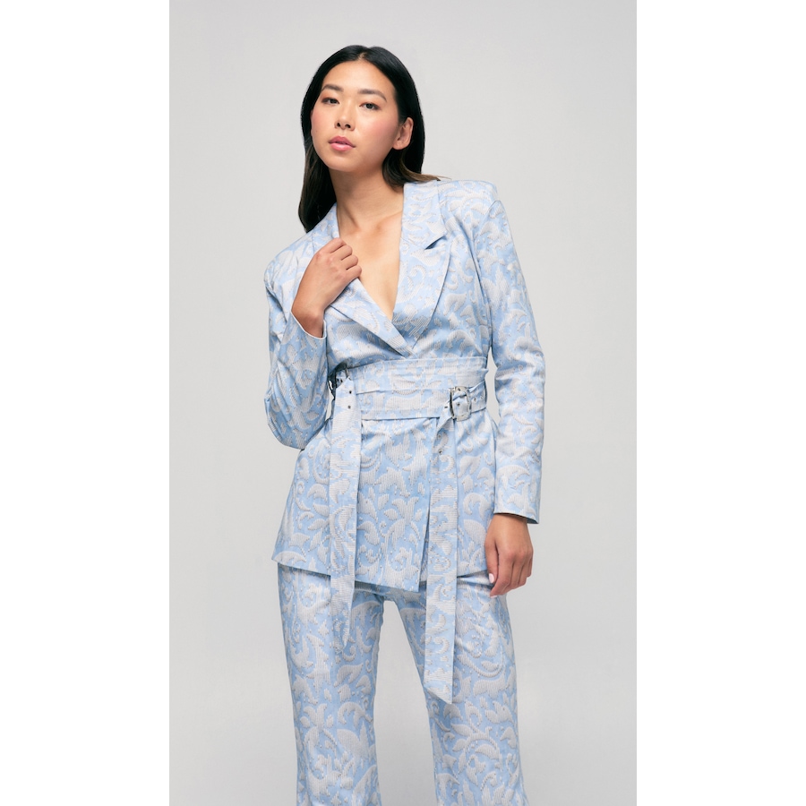 Image 100755_ALTMORE2.jpg, Product 100-755 / Price $99.33, Hilary MacMillan Twill Double Belted Boyfriend Blazer from Hilary MacMillan on TSC.ca's Fashion department