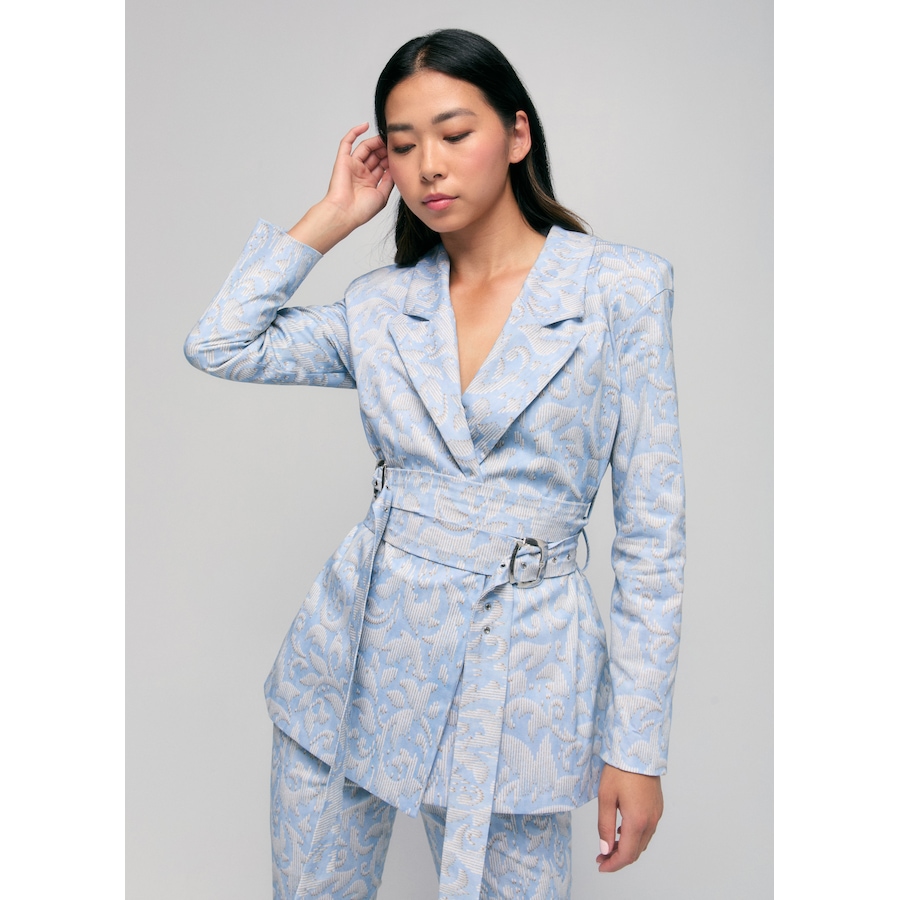 Image 100755_BLP.jpg, Product 100-755 / Price $99.33, Hilary MacMillan Twill Double Belted Boyfriend Blazer from Hilary MacMillan on TSC.ca's Fashion department