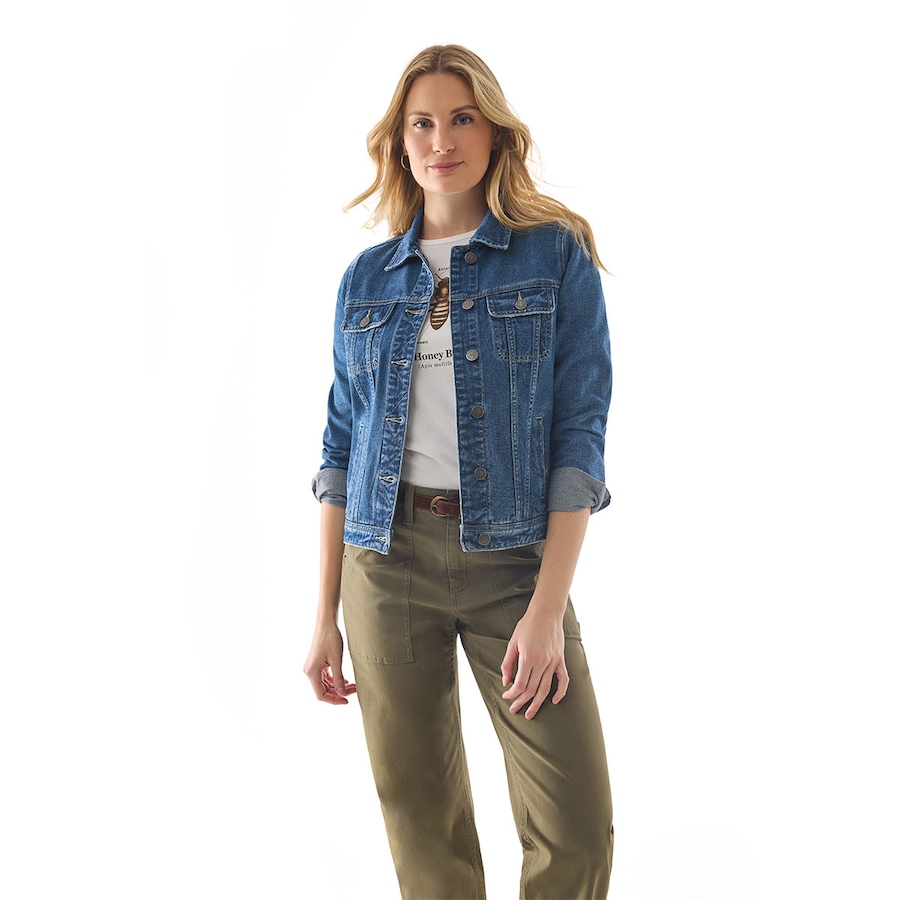 Image 100786_VTGWH.jpg, Product 100-786 / Price $44.88, Martha Stewart Vintage Denim Jacket from Martha Stewart on TSC.ca's Fashion department