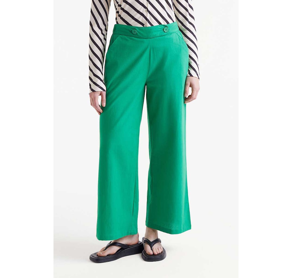 Image 100855_GRN.jpg, Product 100-855 / Price $39.33, Compañía Fantástica Narcisco Printed Trouser from Compania Fantastica on TSC.ca's Fashion department
