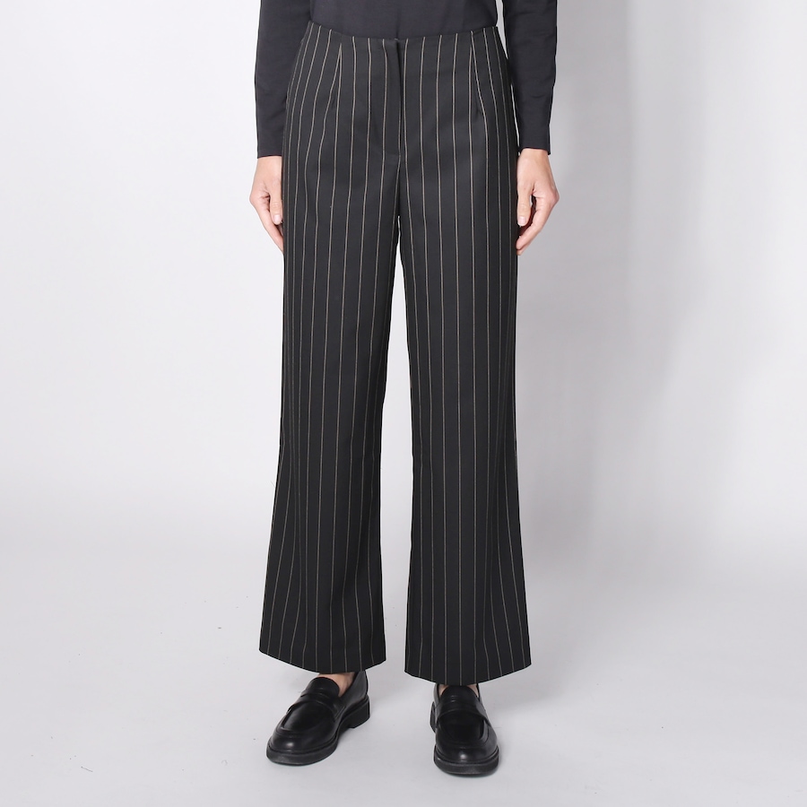 Image 100872_BLK.jpg, Product 100-872 / Price $19.33, Mr. Max Phoebe Stripe Zip Front Straight Leg Pant from Mr. Max on TSC.ca's Fashion department