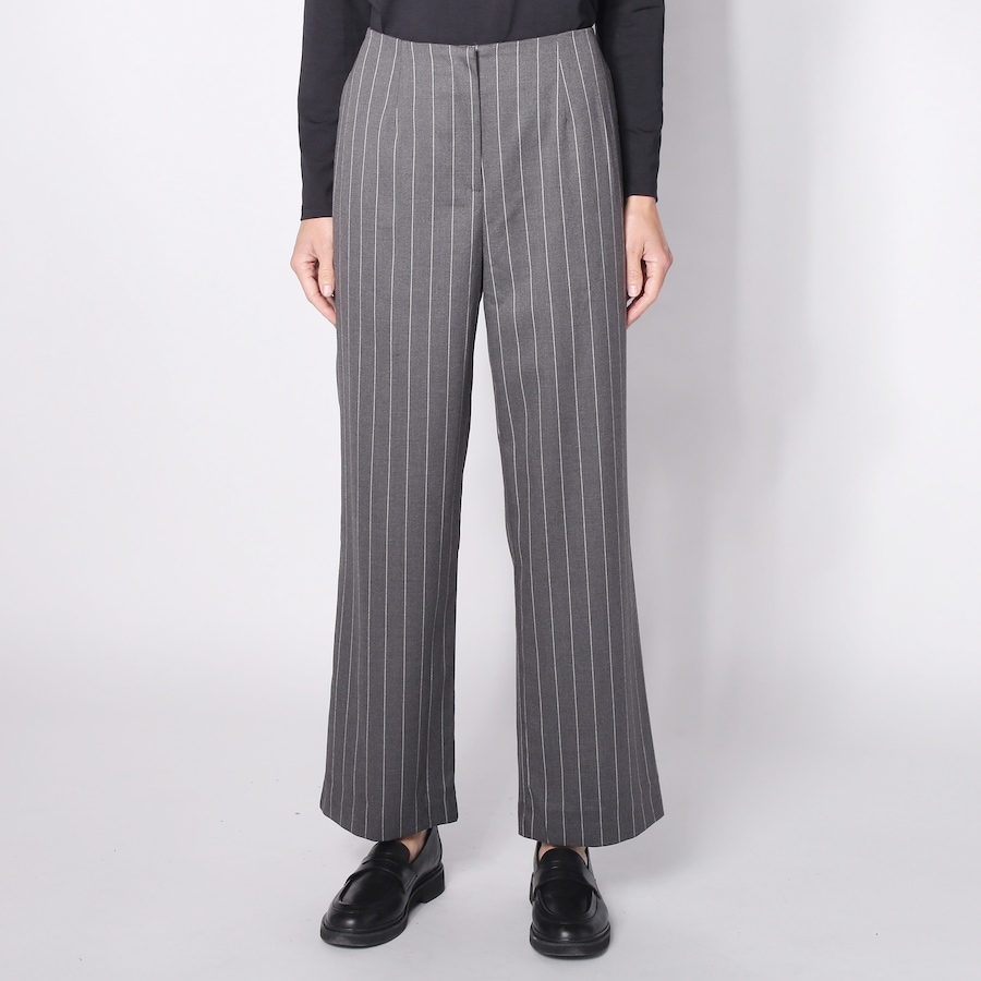 Image 100872_GRY.jpg, Product 100-872 / Price $19.33, Mr. Max Phoebe Stripe Zip Front Straight Leg Pant from Mr. Max on TSC.ca's Fashion department