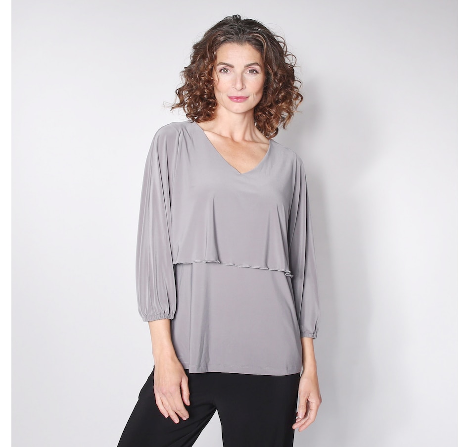 Image 100879_ALTMORE2.jpg, Product 100-879 / Price $24.33, Mr. Max Brazil Knit Layered Capelet Top from Mr. Max on TSC.ca's Fashion department