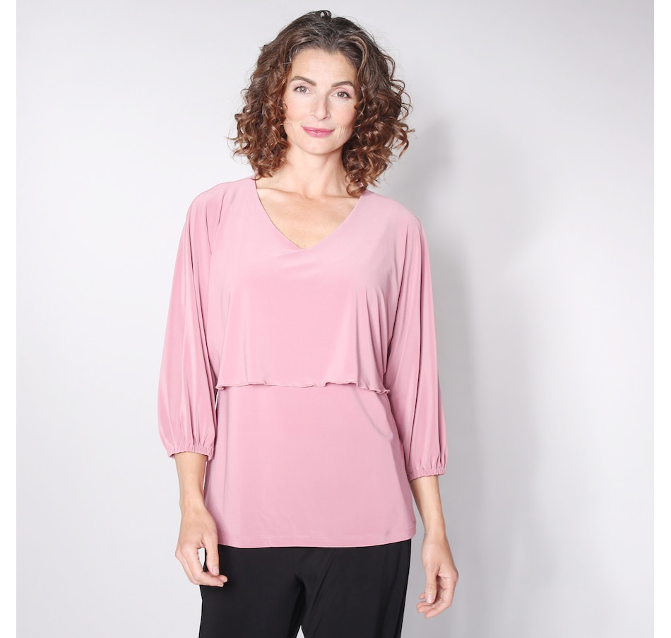 Image 100879_RSE.jpg, Product 100-879 / Price $24.33, Mr. Max Brazil Knit Layered Capelet Top from Mr. Max on TSC.ca's Fashion department