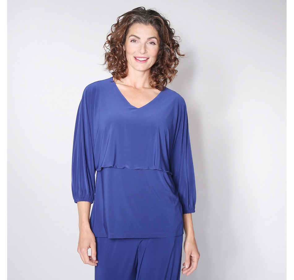 Image 100879_SAP.jpg, Product 100-879 / Price $24.33, Mr. Max Brazil Knit Layered Capelet Top from Mr. Max on TSC.ca's Fashion department