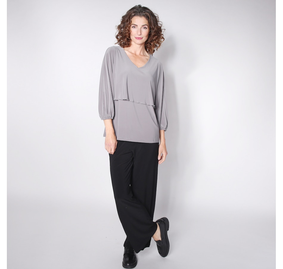 Image 100879_STN.jpg, Product 100-879 / Price $24.33, Mr. Max Brazil Knit Layered Capelet Top from Mr. Max on TSC.ca's Fashion department