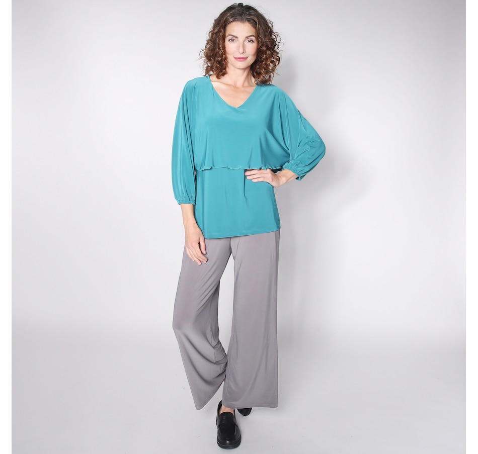 Image 100879_TLE.jpg, Product 100-879 / Price $24.33, Mr. Max Brazil Knit Layered Capelet Top from Mr. Max on TSC.ca's Fashion department