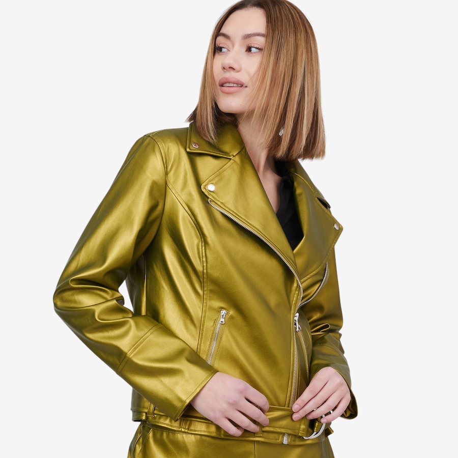 Image 100898_ALTMORE1.jpg, Product 100-898 / Price $69.33, by Stacy London Faux Leather Moto Jacket from by Stacy London on TSC.ca's Fashion department