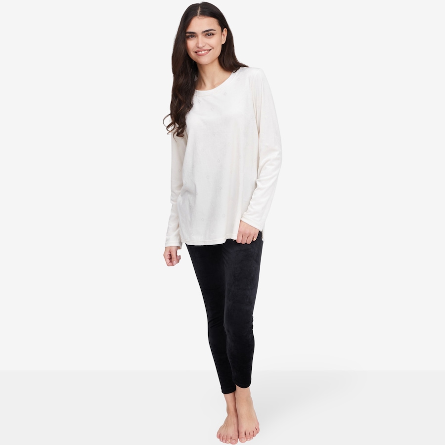 Image 100906_IVR.jpg, Product 100-906 / Price $49.88, Cuddl Duds Velour Foil Set from Cuddl Duds on TSC.ca's Fashion department