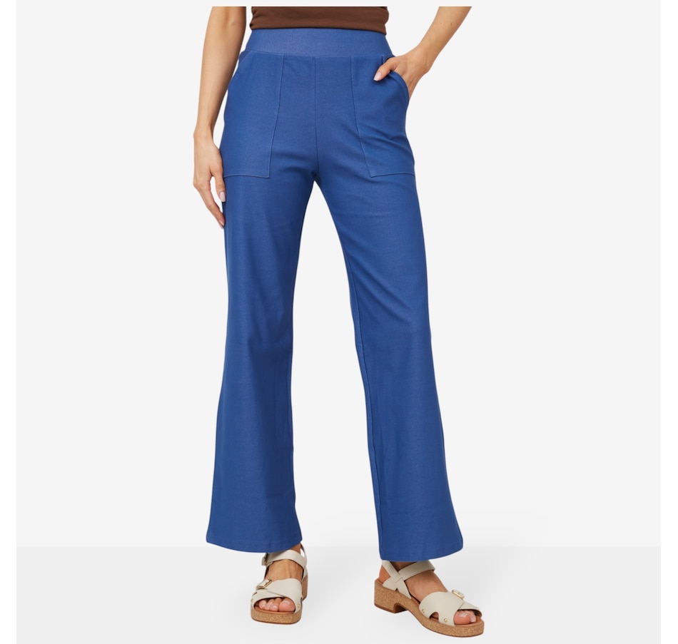 Kim & Co. Deluxe Denim Wide Leg Pant