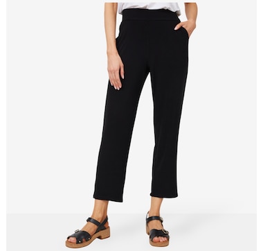 Product 100-915 / Price $59.99 , Kim & Co. Deluxe Brazil Knit Krissy Ankle Length Pant with Slits