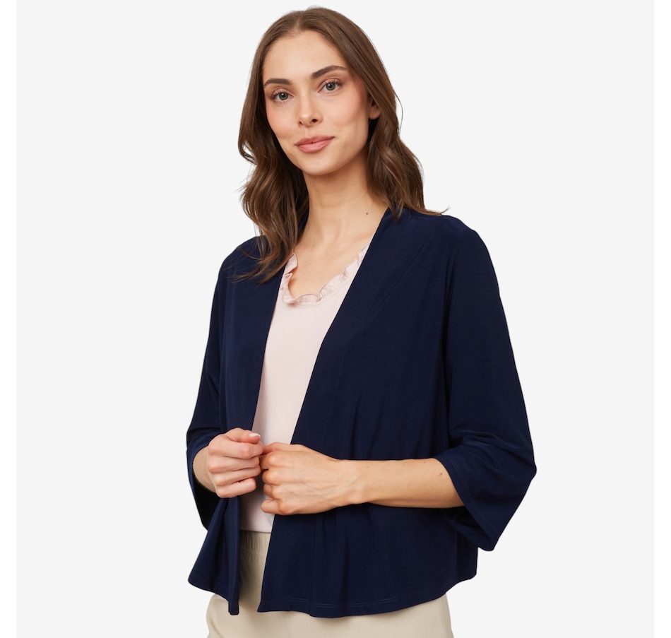 Kim & Co. Deluxe Brazil Knit 3/4 Sleeve Bolero