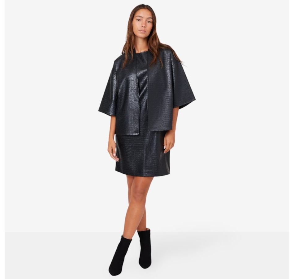 Image 100924_ALTMORE1.jpg, Product 100-924 / Price $139.88, N Natori Faux Croc Leather Kimono Coat from N Natori on TSC.ca's Fashion department