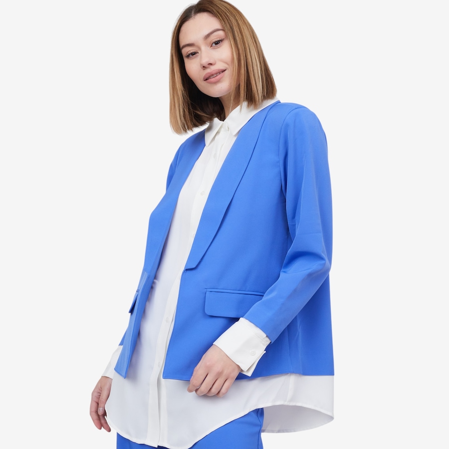 Image 100932_PWK.jpg, Product 100-932 / Price $89.88, by Stacy London Crepe Jacket with Attached Shirt  from by Stacy London on TSC.ca's Fashion department