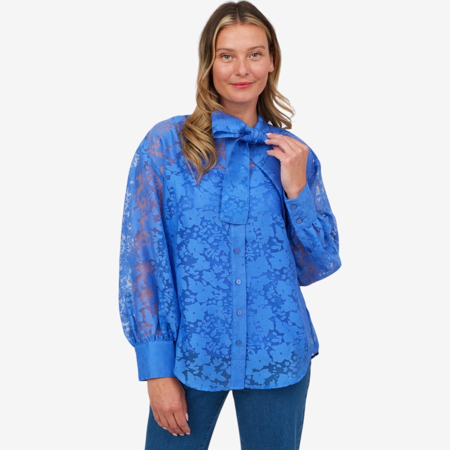 Image 100934_PWK.jpg, Product 100-934 / Price $39.33, by Stacy London Organza Tie Blouse with Cami from by Stacy London on TSC.ca's Fashion department