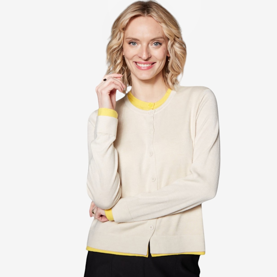 Image 100935_OYSYW.jpg, Product 100-935 / Price $49.33, by Stacy London Double Layer Illusion Cardi from by Stacy London on TSC.ca's Fashion department