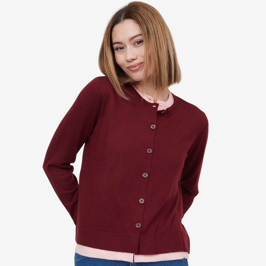Image 100935_WINPE.jpg, Product 100-935 / Price $49.33, by Stacy London Double Layer Illusion Cardi from by Stacy London on TSC.ca's Fashion department