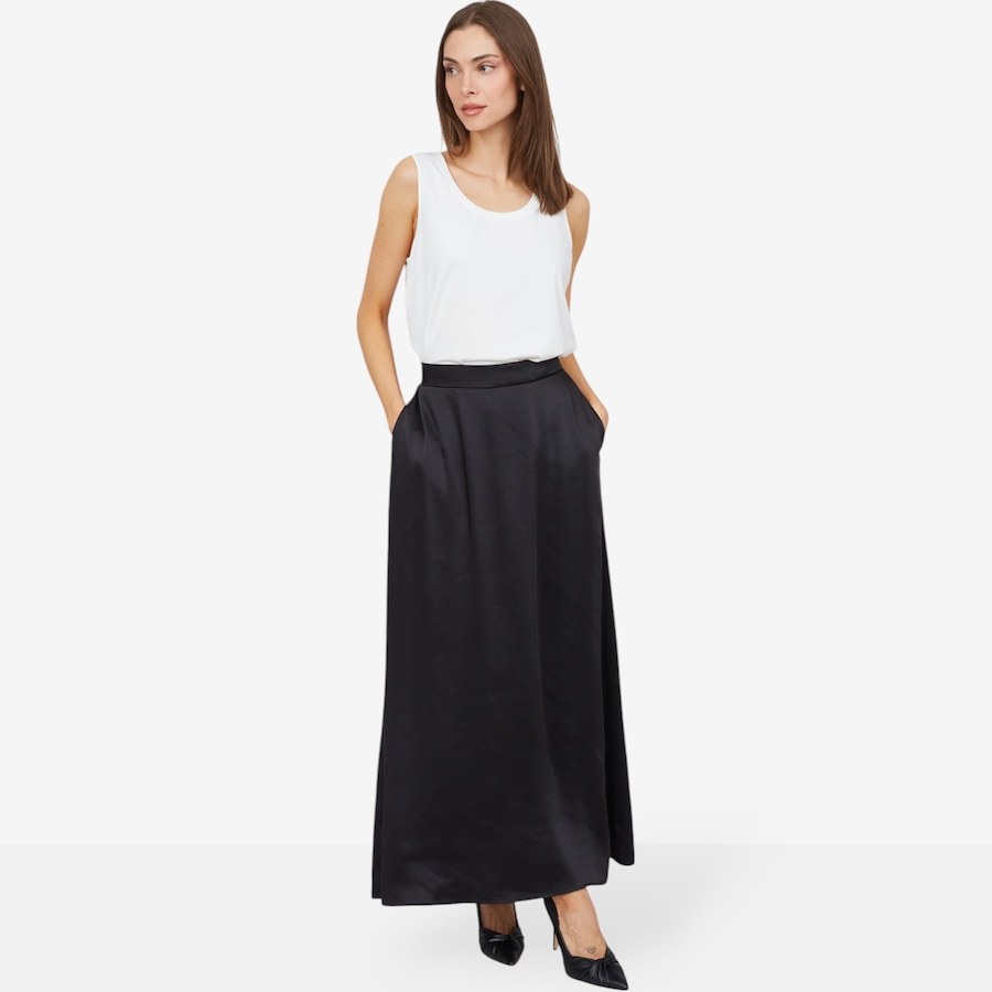 Image 100936_ALTMORE1.jpg, Product 100-936 / Price $49.88, by Stacy London Pull-On Satin Maxi Skirt from by Stacy London on TSC.ca's Fashion department