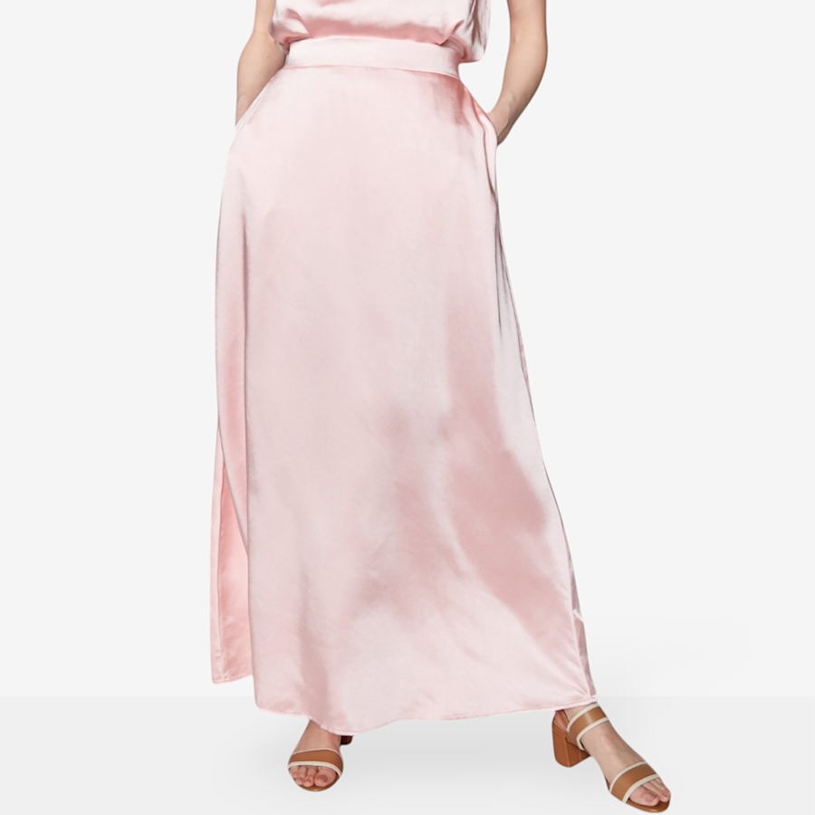 Image 100936_PMS.jpg, Product 100-936 / Price $49.88, by Stacy London Pull-On Satin Maxi Skirt from by Stacy London on TSC.ca's Fashion department