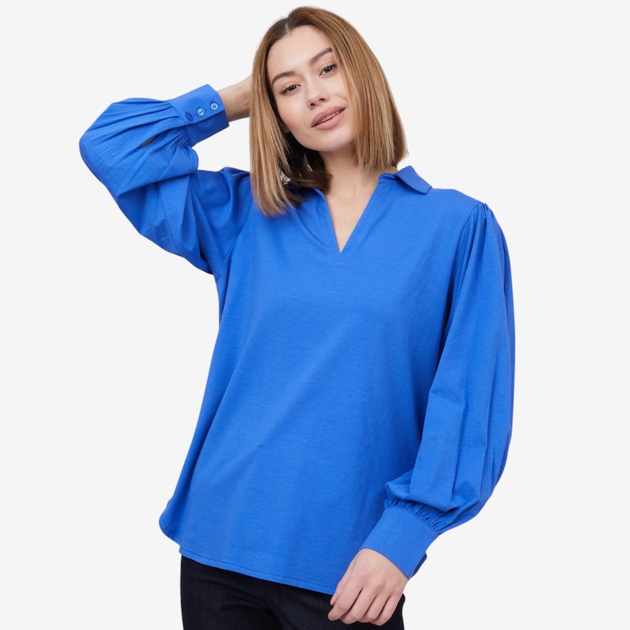 Image 100940_PWK.jpg, Product 100-940 / Price $29.33, by Stacy London Cotton Modal Jersey Shirt from by Stacy London on TSC.ca's Fashion department