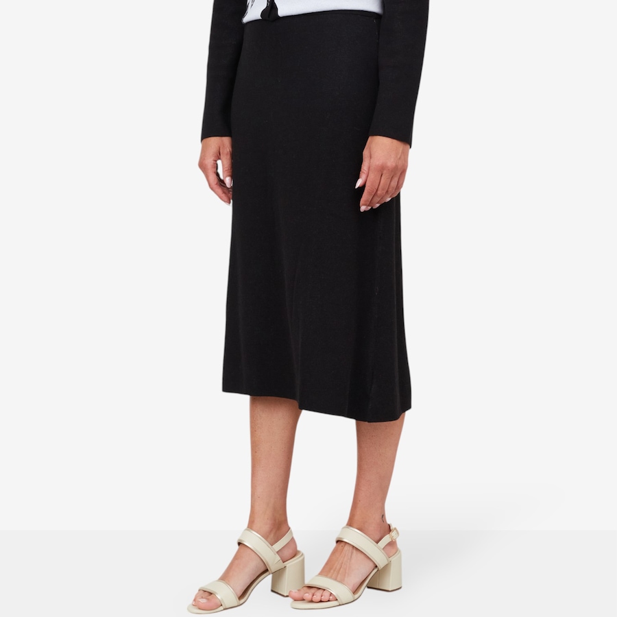 Image 100946_BLK.jpg, Product 100-946 / Price $44.88, by Stacy London Lightweight Cotton Knit Jacquard Skirt from by Stacy London on TSC.ca's Fashion department
