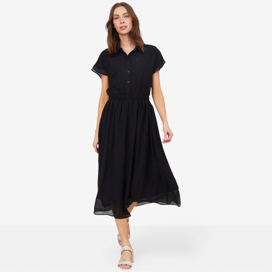 Image 100952_BBC.jpg, Product 100-952 / Price $49.33, by Stacy London Jersey Dress with Chiffon Overlay from by Stacy London on TSC.ca's Fashion department