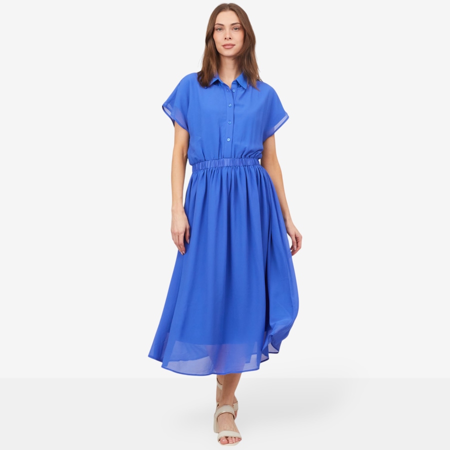 Image 100952_PWK.jpg, Product 100-952 / Price $49.33, by Stacy London Jersey Dress with Chiffon Overlay from by Stacy London on TSC.ca's Fashion department