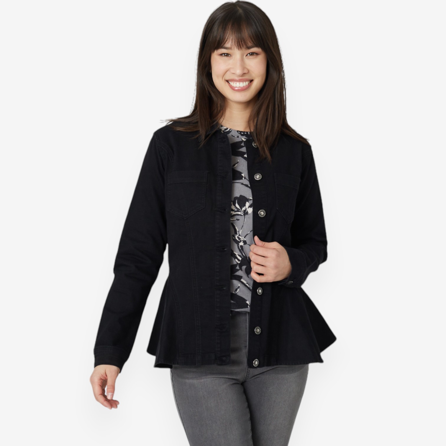 Diane Gilman Fit and Flare Denim Jacket - TSC.ca