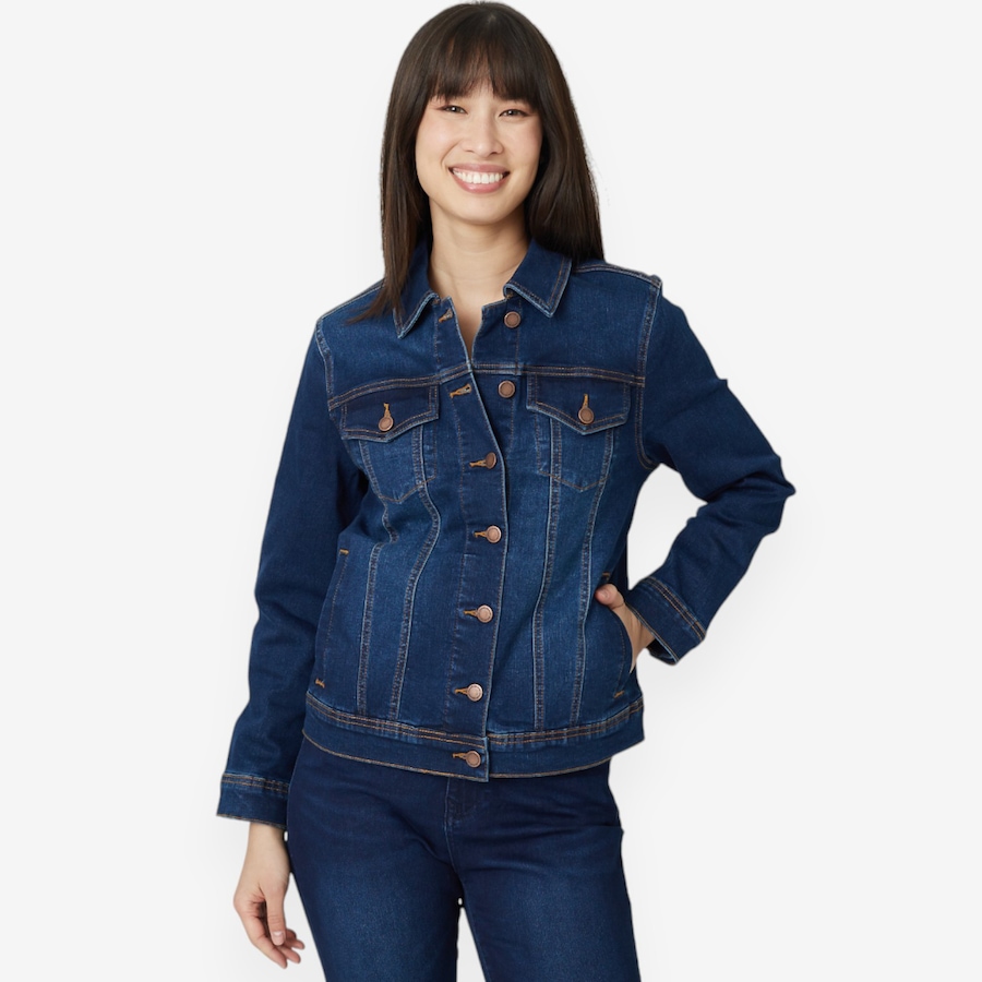 Image 100982_ALTMORE1.jpg, Product 100-982 / Price $27.33, Diane Gilman New Classic Stretch Valentines Embellished Denim Jacket from DG2 by Diane Gilman on TSC.ca's Fashion department