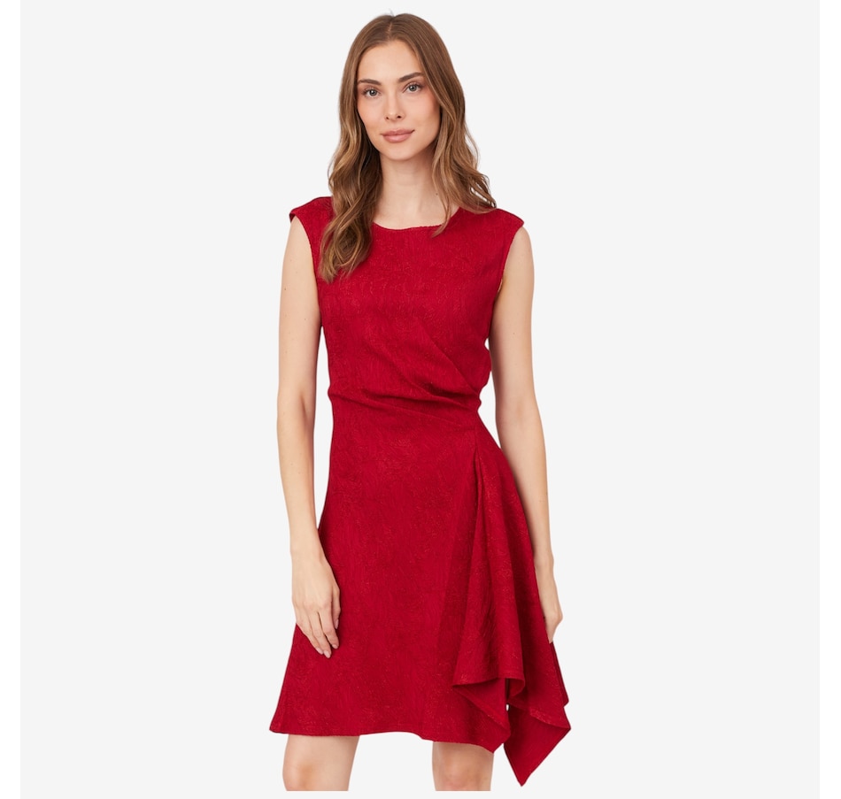 Image 101027_ALTMORE2.jpg, Product 101-027 / Price $169.88, N Natori Botanical Textured Sleeveless Side Draped Dress from N Natori on TSC.ca's Fashion department