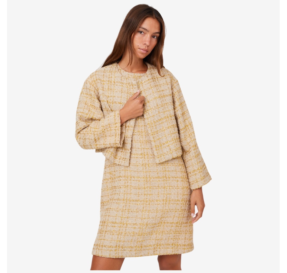 Image 101028_ALTMORE1.jpg, Product 101-028 / Price $149.88, N Natori Sparkle Tweed Cropped Jacket from N Natori on TSC.ca's Fashion department