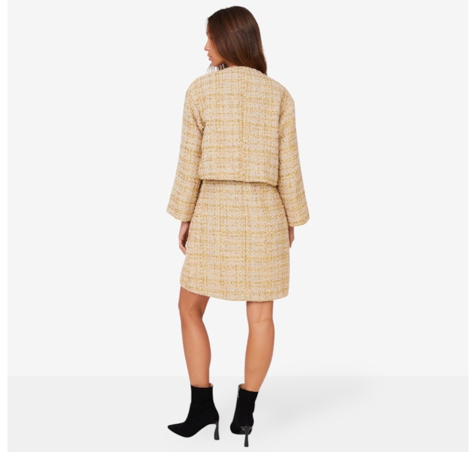 Image 101028_ALTMORE3.jpg, Product 101-028 / Price $149.88, N Natori Sparkle Tweed Cropped Jacket from N Natori on TSC.ca's Fashion department