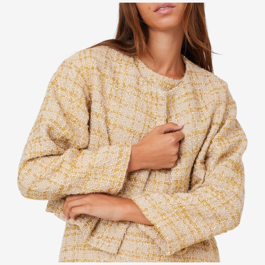 Image 101028_ALTMORE4.jpg, Product 101-028 / Price $69.33, N Natori Sparkle Tweed Cropped Jacket from N Natori on TSC.ca's Fashion department