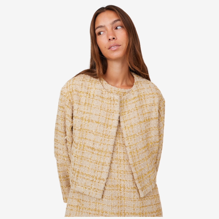 Image 101028_CHM.jpg, Product 101-028 / Price $69.33, N Natori Sparkle Tweed Cropped Jacket from N Natori on TSC.ca's Fashion department