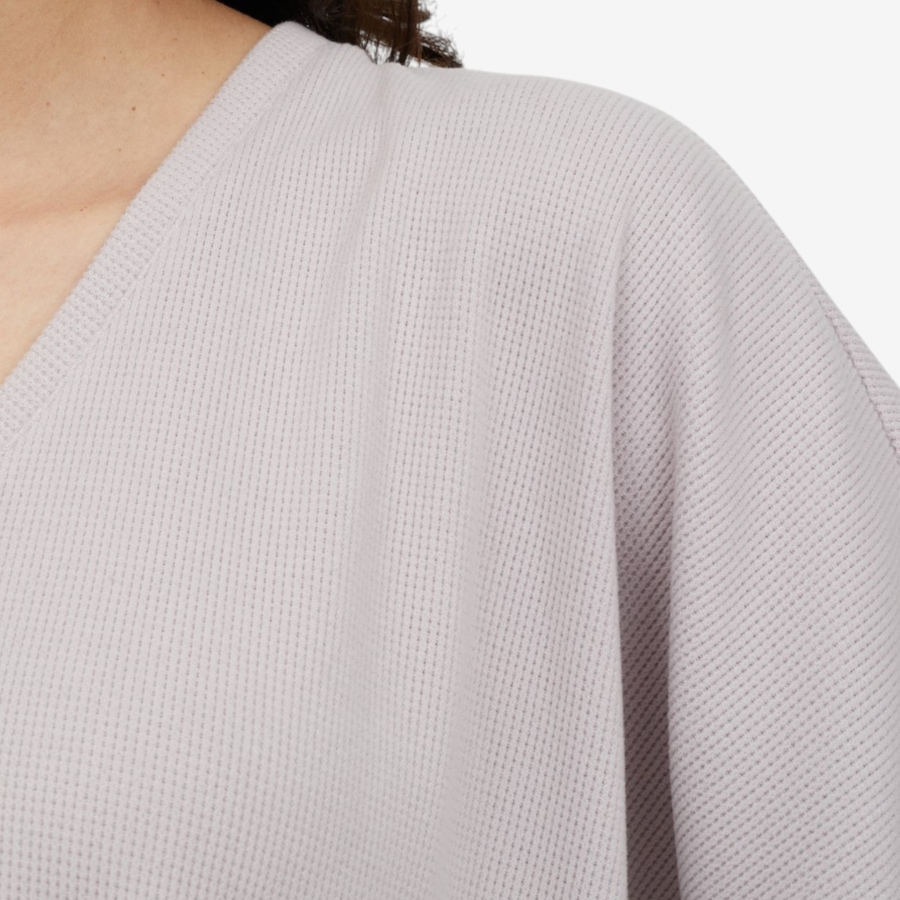 Image 101030_ALTMORE1.jpg, Product 101-030 / Price $74.00, N Natori Tranquility Waffle V-Neck Top from N Natori on TSC.ca's Fashion department