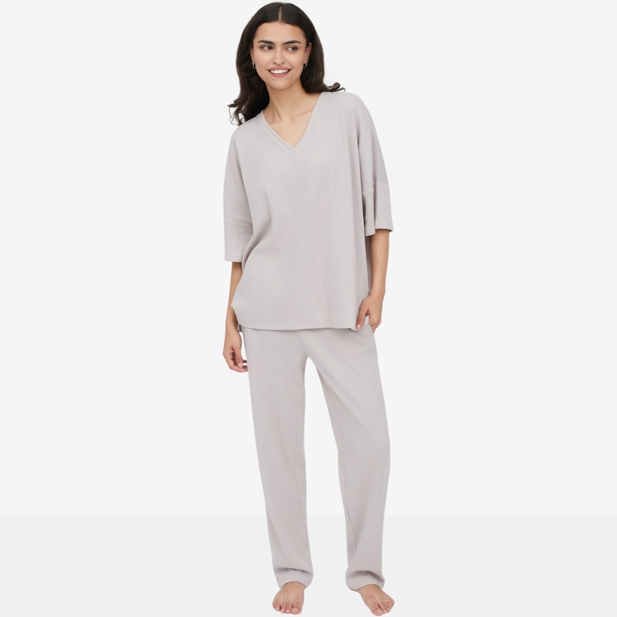 Image 101031_ALTMORE3.jpg, Product 101-031 / Price $74.00, N Natori Tranquility Waffle Tapered Pant from N Natori on TSC.ca's Fashion department