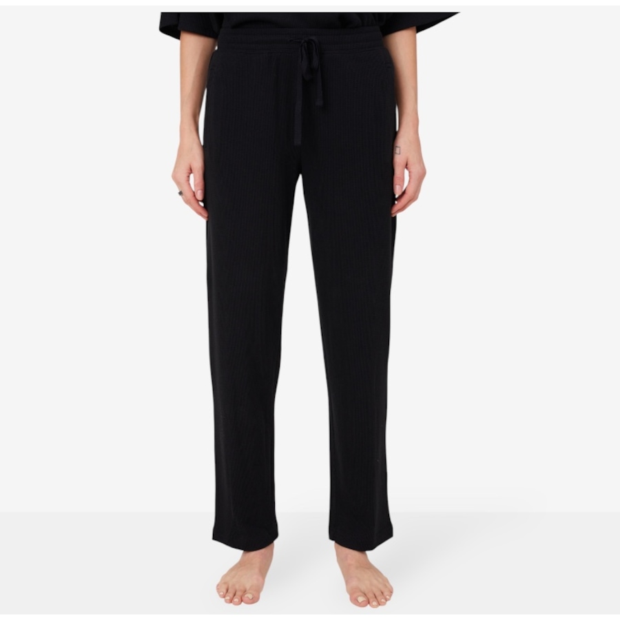 Image 101031_BLK.jpg, Product 101-031 / Price $74.00, N Natori Tranquility Waffle Tapered Pant from N Natori on TSC.ca's Fashion department