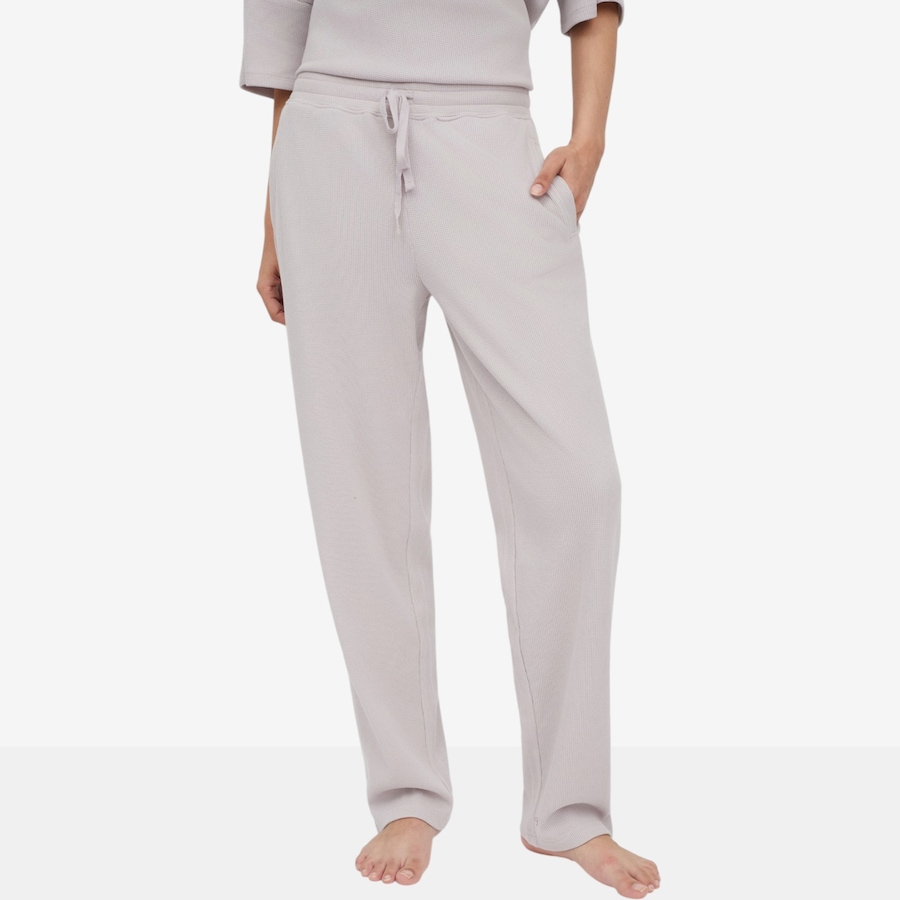 Image 101031_SGY.jpg, Product 101-031 / Price $74.00, N Natori Tranquility Waffle Tapered Pant from N Natori on TSC.ca's Fashion department