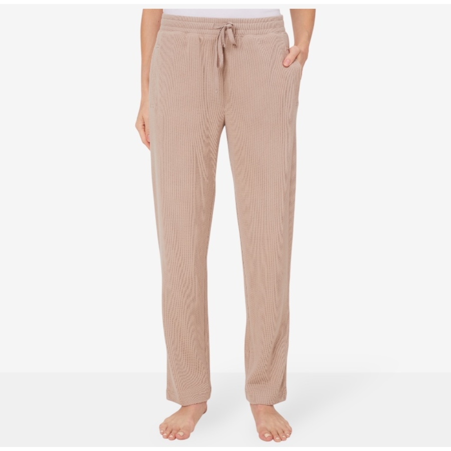Image 101031_VLMNK.jpg, Product 101-031 / Price $74.00, N Natori Tranquility Waffle Tapered Pant from N Natori on TSC.ca's Fashion department