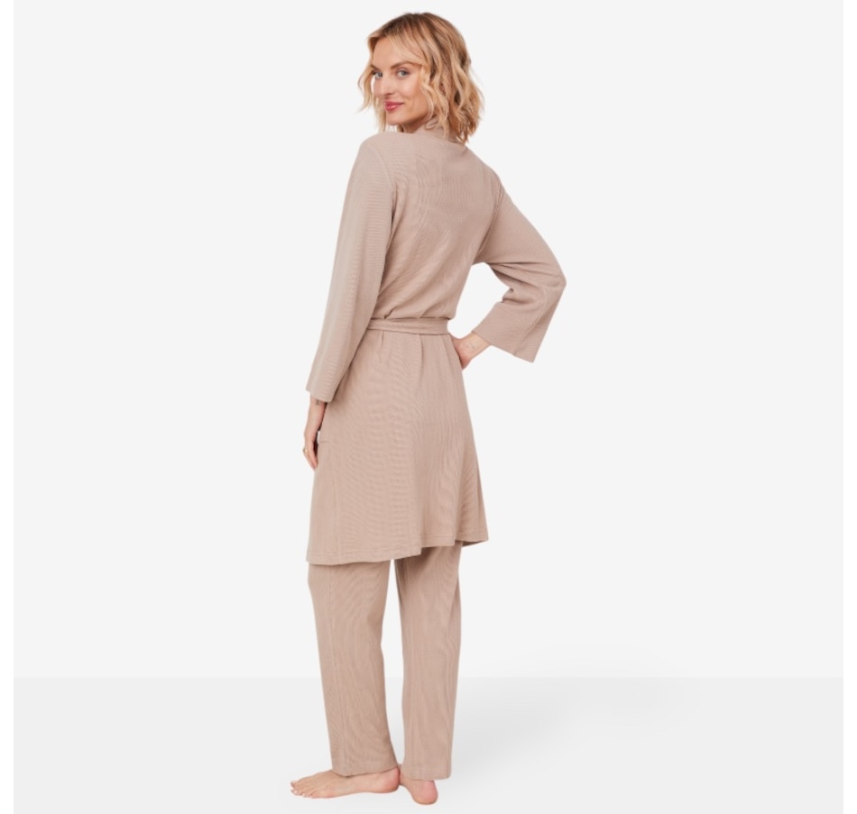Image 101032_ALTMORE1.jpg, Product 101-032 / Price $100.00, N Natori Tranquility Waffle Robe from N Natori on TSC.ca's Fashion department