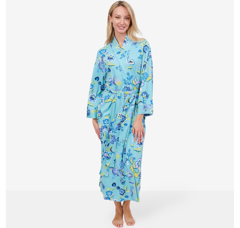 Image 101036_ALTMORE1.jpg, Product 101-036 / Price $69.88, N Natori Fleur Dragon Cozy Knit Robe from N Natori on TSC.ca's Fashion department