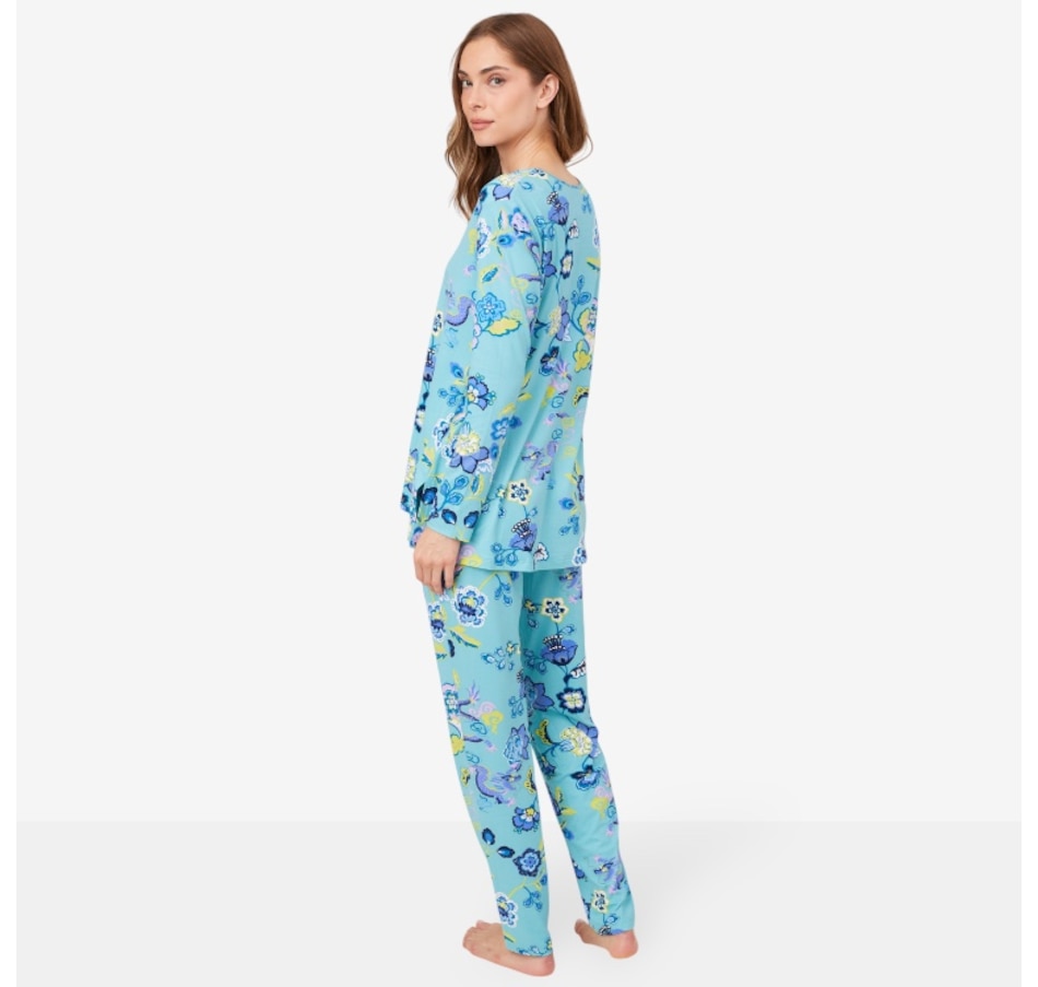 Image 101037_ALTMORE1.jpg, Product 101-037 / Price $120.00, N Natori Fleur Dragon Cozy Knit Long Sleeve PJ Set from N Natori on TSC.ca's Fashion department