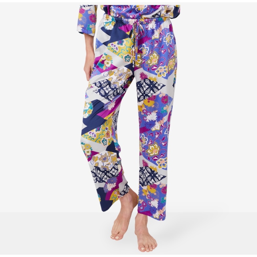 Image 101043_ALTMORE3.jpg, Product 101-043 / Price $110.00, N Natori Deco Stretch Silky Satin PJ Set from N Natori on TSC.ca's Fashion department