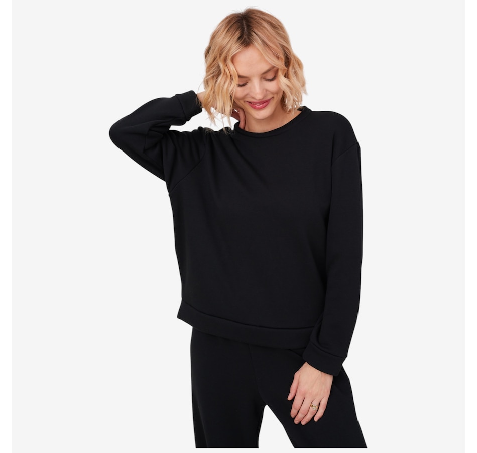 Image 101062_BLK.jpg, Product 101-062 / Price $98.00, Natori Edit Nova Cozy Brushed Knit Sweater from N Natori on TSC.ca's Fashion department