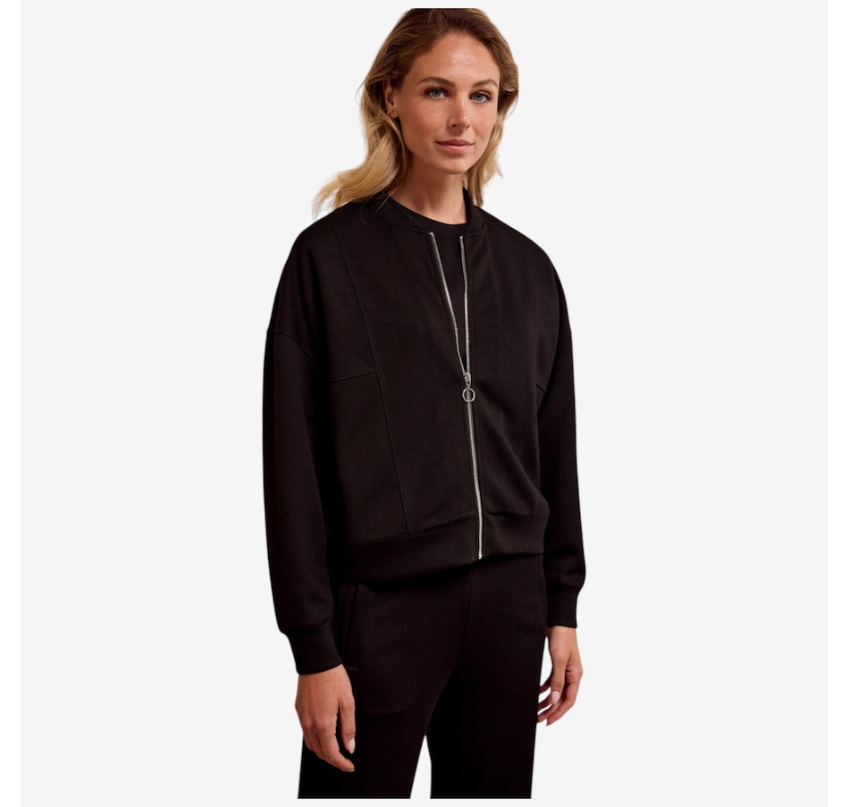 Image 101067_BLK.jpg, Product 101-067 / Price $89.88, Tramontana Technical Sweat Bomber Jacket from Tramontana on TSC.ca's Fashion department