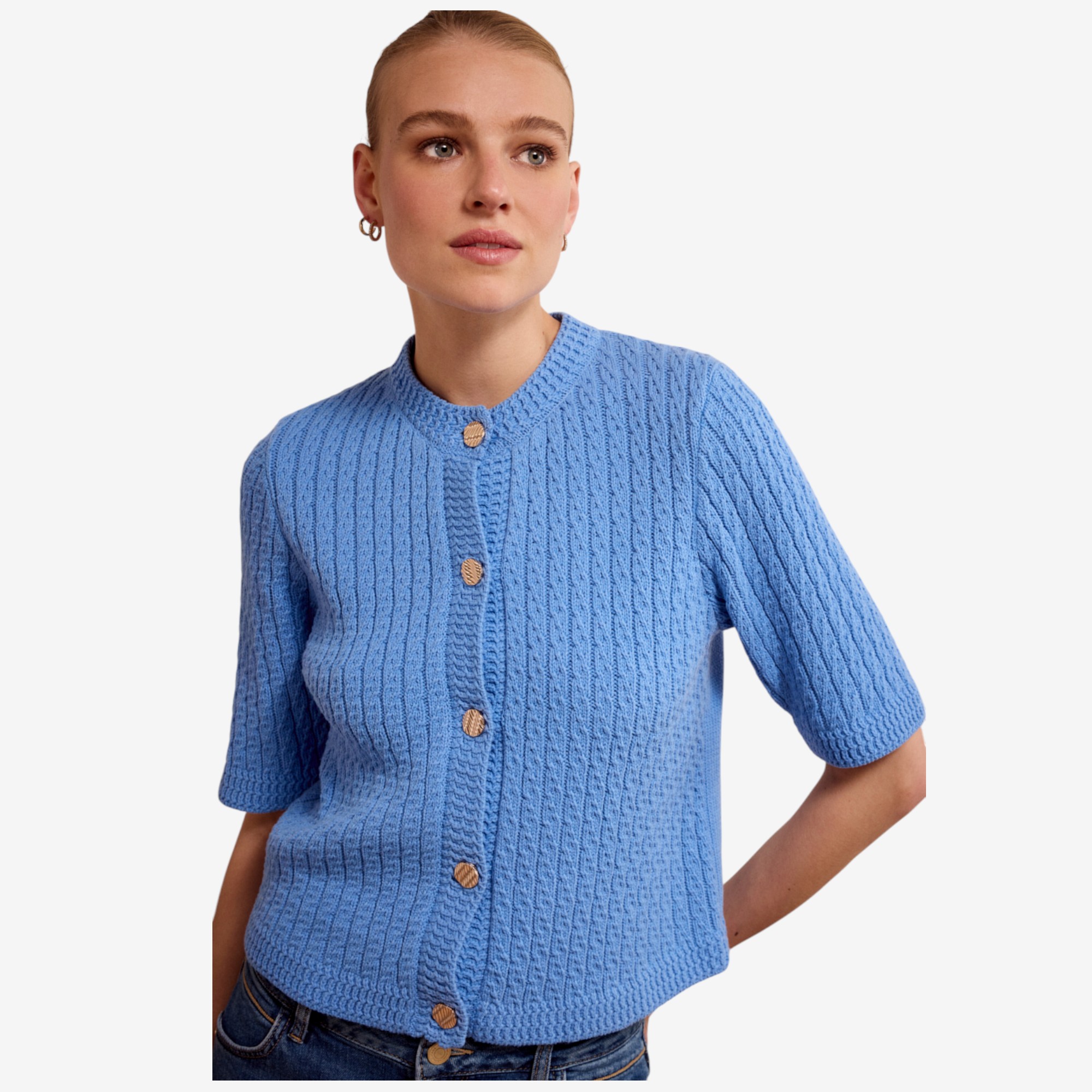 Tramontana Cable Stitch Cardigan - TSC.ca