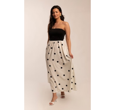 Katherine Karambelas Filomena Strapless Maxi Dress