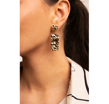Katherine Karambelas Xenia Textured Pendant Earrings