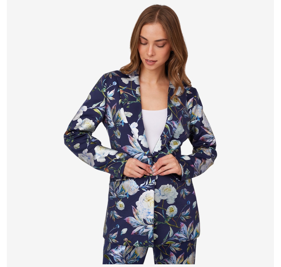 Image 101134_NVF.jpg, Product 101-134 / Price $79.88, C. Wonder Foil Printed Scuba Blazer from C. Wonder on TSC.ca's Fashion department
